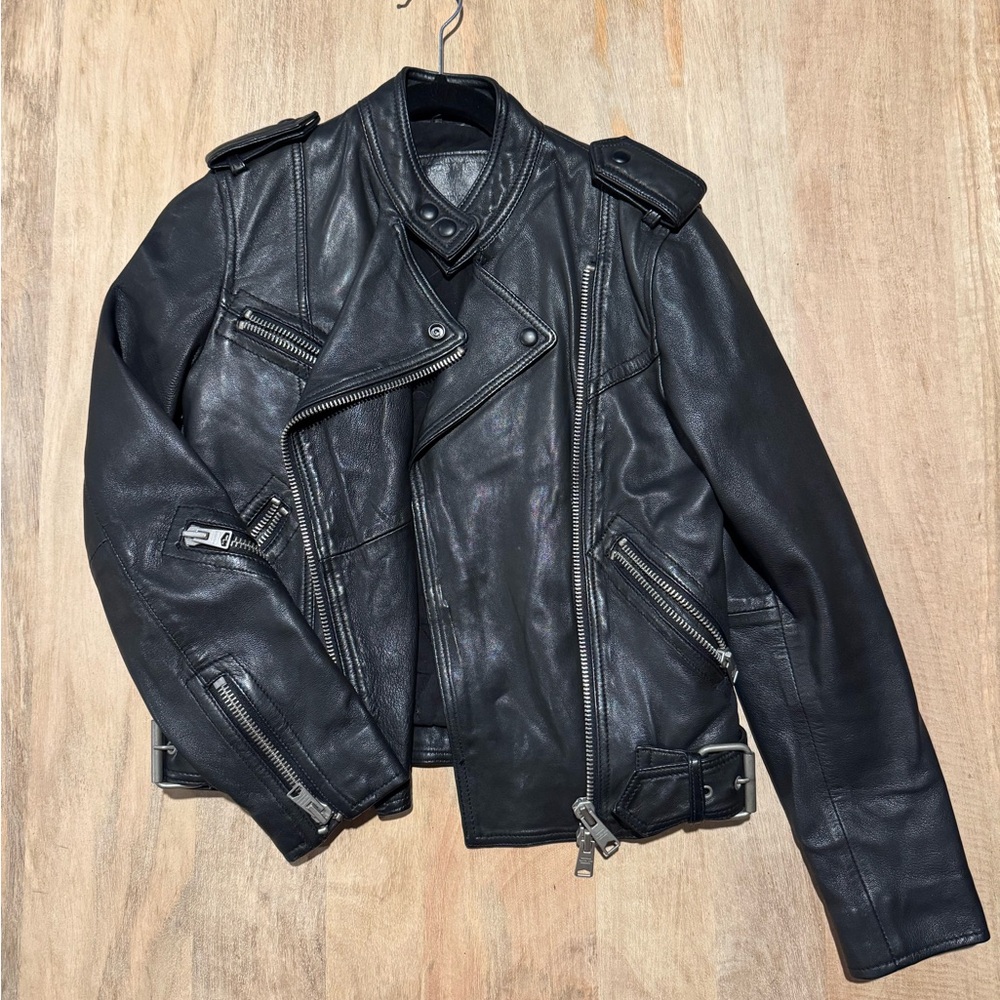All Saints | Atkinson Biker jacket in Black